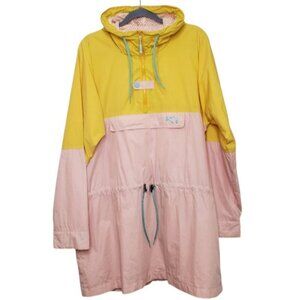 Kari Traa Oppheim Long  Rain Jacket Yellow Pink Size XL